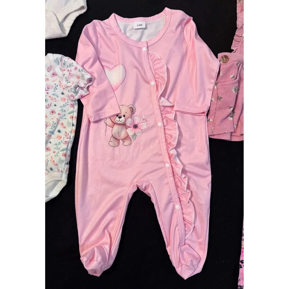 Baby Girl Clothing,  Lot 10pc, 3-6 Months, Bundle # 6, Gap, Gerber, Carter